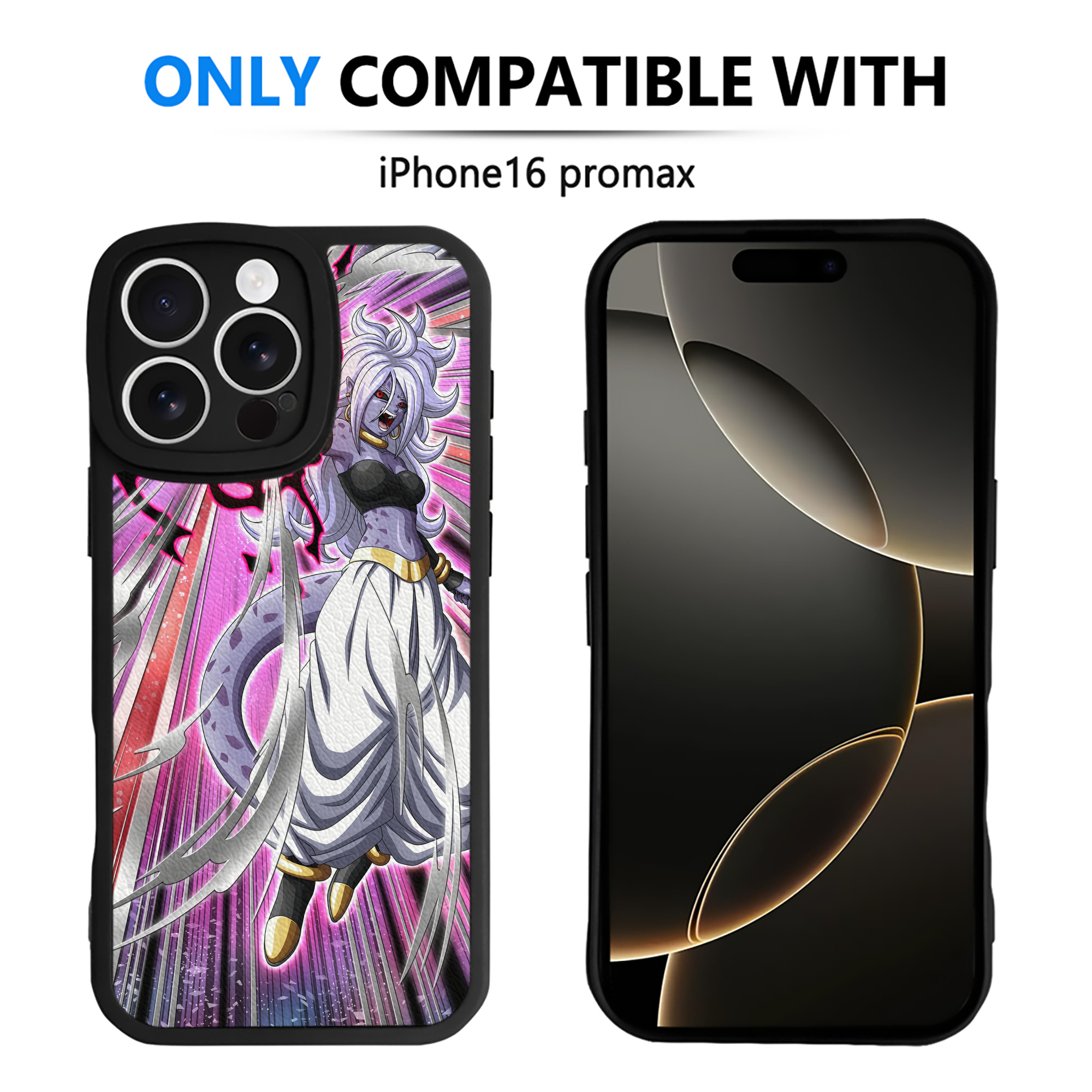 （画像用） ドラゴンボール DRAGON BALL 【iPhone 16シリーズ対応】シリコンスマホケース（レザー調） 材質：シリコン